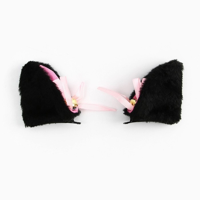 Заколки для волос ушки «Милашка», 2 шт, 6 х 7 х 3 см Заколки для волос ушки «Милашка», 2 шт, 6 х 7 х 3 см