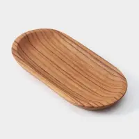 Блюдо, 20&times;10&times;2 см, тиковое дерево