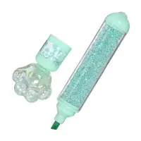 Набор маркеров-текстовыделителей &laquo;Лапки блеск&raquo;, 3 цвета, скошенный наконечник, узел 4 мм, МИКС