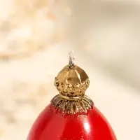 Свеча декоративная "Пасхальное яйцо на подставке" 5х11 см, 97 гр