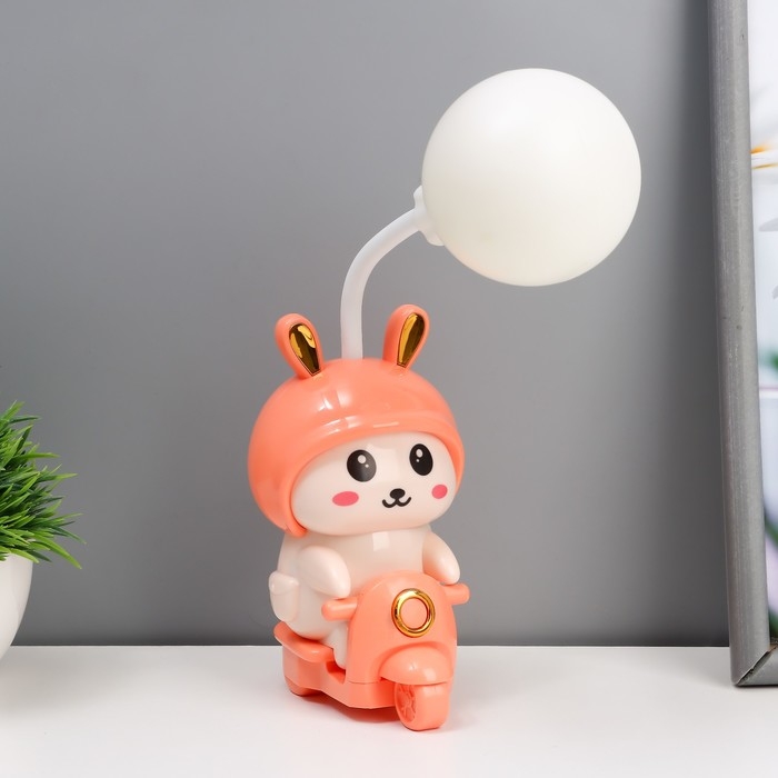 Ночник Ночник "Зайчик" LED 2Вт USB АКБ розовый 7,5х9,5х32 см RISALUX