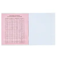 Предметная тетрадь по английскому языку Calligrata &laquo;Пиксели&raquo;, 36 листов, в клетку, со справочным материалом, обложка из мелованного картона