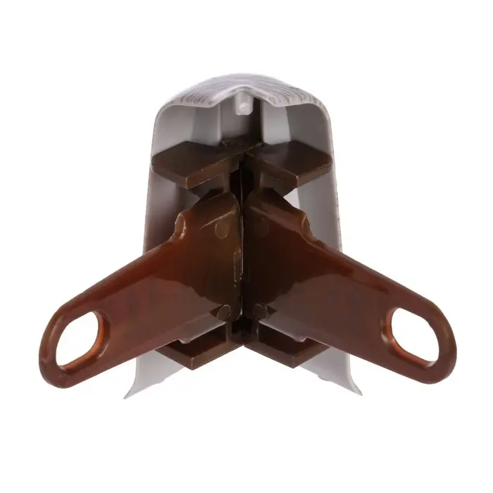 Угол наружный (внешний) «Деконика», с крепежом для плинтуса, 55 мм, 210 дуб Пепельный