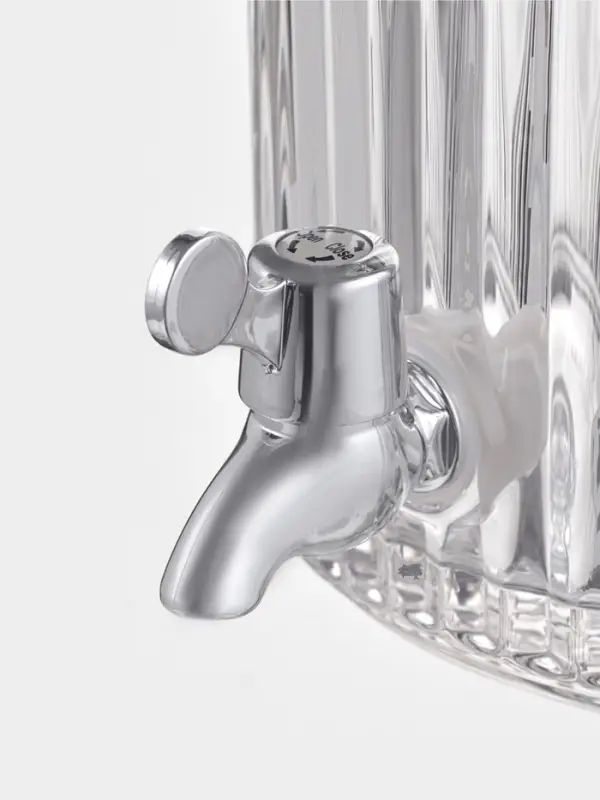 Диспенсер для напитков &laquo;Элизиум &raquo;, 4.5 л, 20&times;39 см, на ножке, стекло, прозрачный