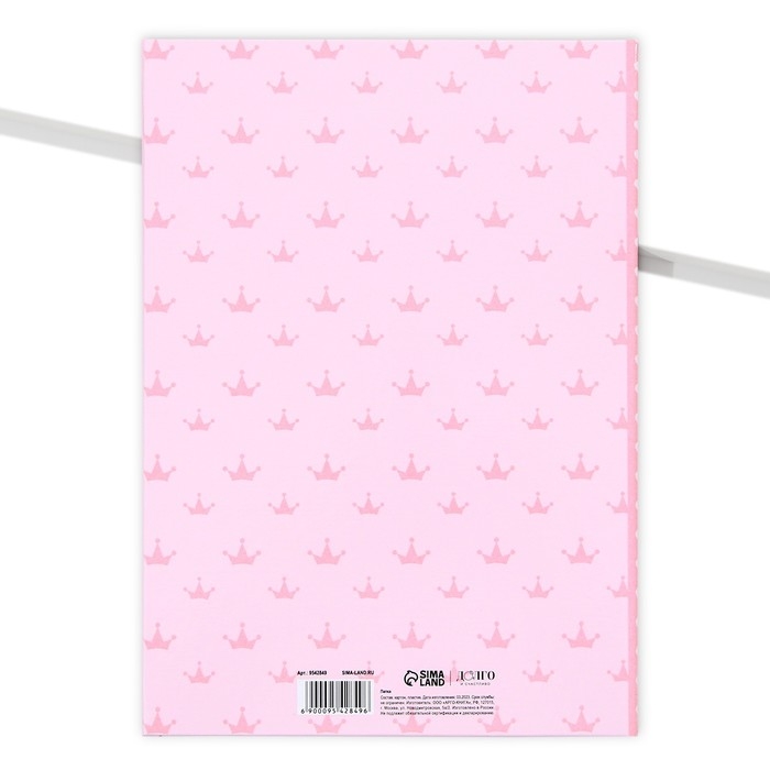 Папка для свидетельства о рождении «Нашей принцессы», А5. Папка для свидетельства о рождении «Нашей принцессы», А5.