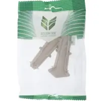 Угол внутренний для плинтуса &laquo;Деконика&raquo;, 85 мм, 2 штуки, цвет 002 светло-серый