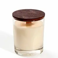 Свеча ароматическая в стекле ORGANIC, 190 мл, соевый воск, османтус
