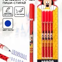 Ручка пиши стирай, 4 штуки, Микки Маус