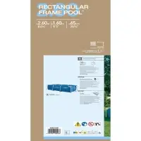 Бассейн каркасный Frame Set, 260&times;160&times;65 см, от 6 лет, прямоугольный, 28271NP INTEX