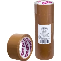 Клейкая лента упаковочная ATTACHE 48мм х 60м 40мкм коричневая 6 шт/уп