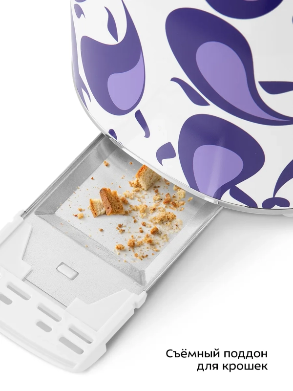 Тостер для хлеба с поддоном для крошек КТ-6863 - 920-1080 Вт Тостер для хлеба с поддоном для крошек КТ-6863 - 920-1080 Вт