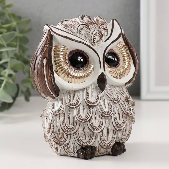 Сувенир полистоун Сувенир полистоун "Филин - не вижу, не слышу, не скажу" МИКС 9,5х10х13 см