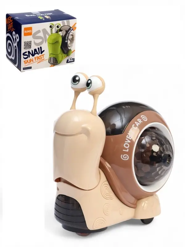 Музыкальная игрушка  Музыкальная игрушка "Улитка" свет, звук