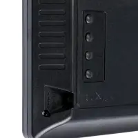 Часы электронные настенные, настольные &laquo;Соломон&raquo;, будильник, 15.5&times;23.5 см, красная индикация, черные