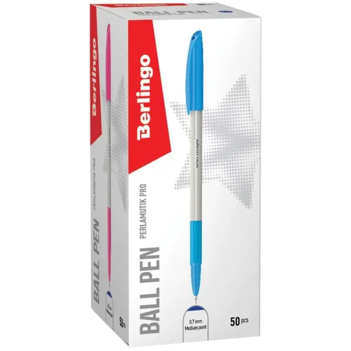 Ручка шариковая Berlingo Perlamutik Pro, стержень синий, узел 0,7 мм Ручка шариковая Berlingo Perlamutik Pro, стержень синий, узел 0,7 мм
