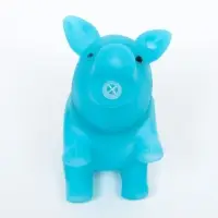 Игрушка для собак &laquo;Маленький поросёнок&raquo;, 9 см, пищащая, винил, голубая