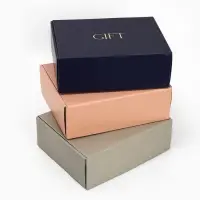 Коробки подарочные двухсторонние складные, набор 3 шт., 27&times;21&times;9 см