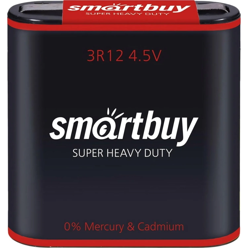 Батарейка Smartbuy солевая 3R12/1S 1шт/бл (SBBZ-3R12-1S)