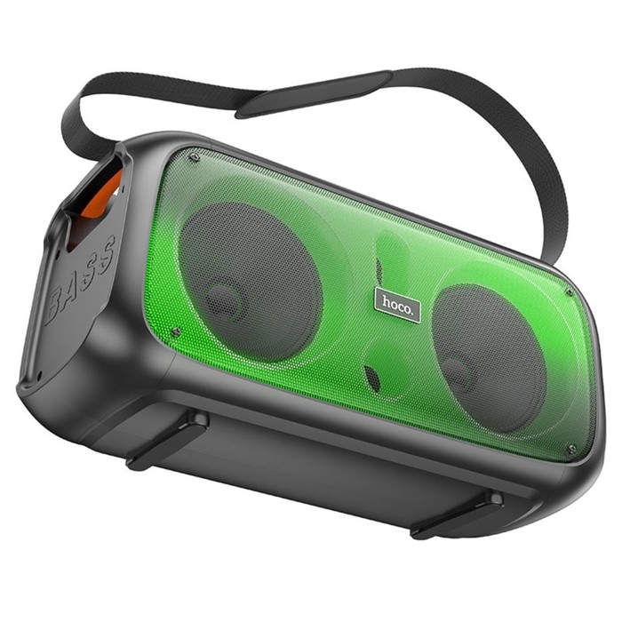 Портативная караоке система Hoco BS54, 30 Вт, ВТ 5.1, 2 микрофона, RGB-подсветка, чёрная Портативная караоке система Hoco BS54, 30 Вт, ВТ 5.1, 2 микрофона, RGB-подсветка, чёрная