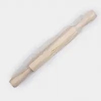 Скалка с ручками для теста, дерево берёза, 35&times;3.5 см