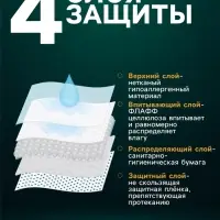 Пелёнки впитывающие &laquo;Мой выбор&raquo;, 60&times;40 см, набор 30 шт., целлюлоза