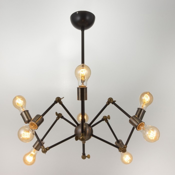 Люстра 2249/8 E27 40Вт черно-бронзовый 70х70х42 см BayerLux