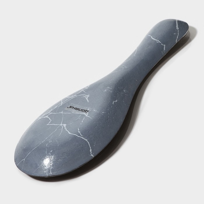 Подставка стеклянная под ложку Доляна «Марбл чёрный», 23,5×8,3×1,5 см Подставка стеклянная под ложку Доляна «Марбл чёрный», 23,5×8,3×1,5 см