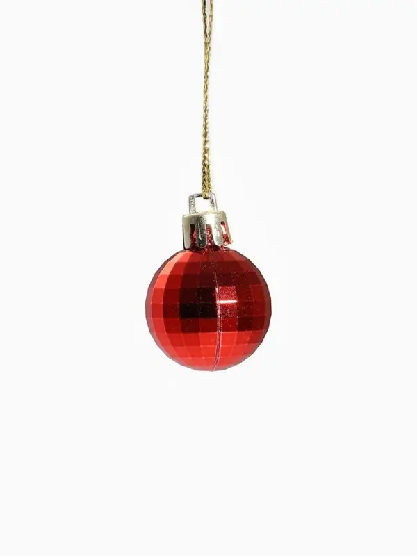 Ёлочные игрушки &laquo;Треугольник&raquo;, шары новогодние, набор 56 шт., d=3 см, красный/зелёный