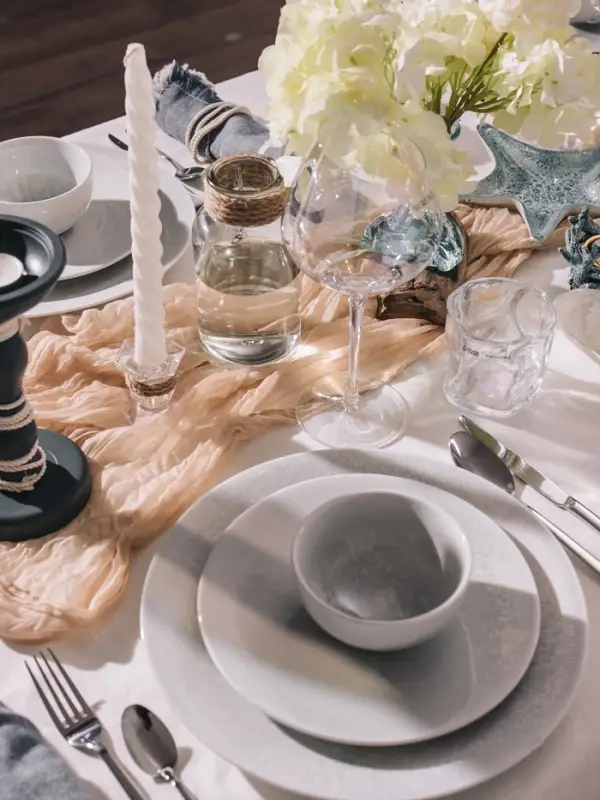 Тарелка Magistro Willow, d=21.3 см, фарфор, голубая