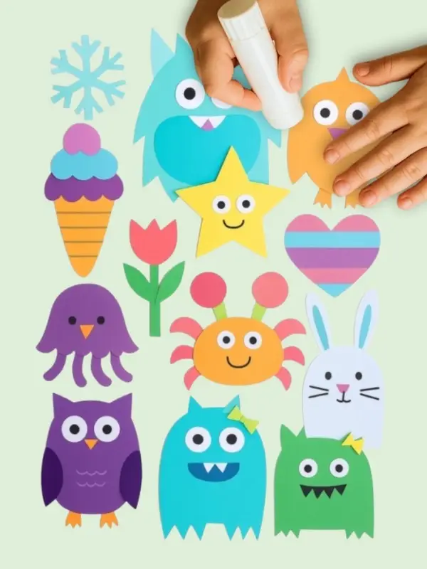 Бумага цветная офсетная А4, 16 листов, 8 цветов &laquo;Мульти-Пульти. Чебурашка&raquo;, в папке, плотность 65 г/м&sup2;