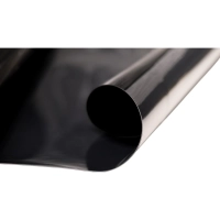 Скатерть на стол гиб. стекло Dekorelle 100х60см черное толщ. 0,8 мм