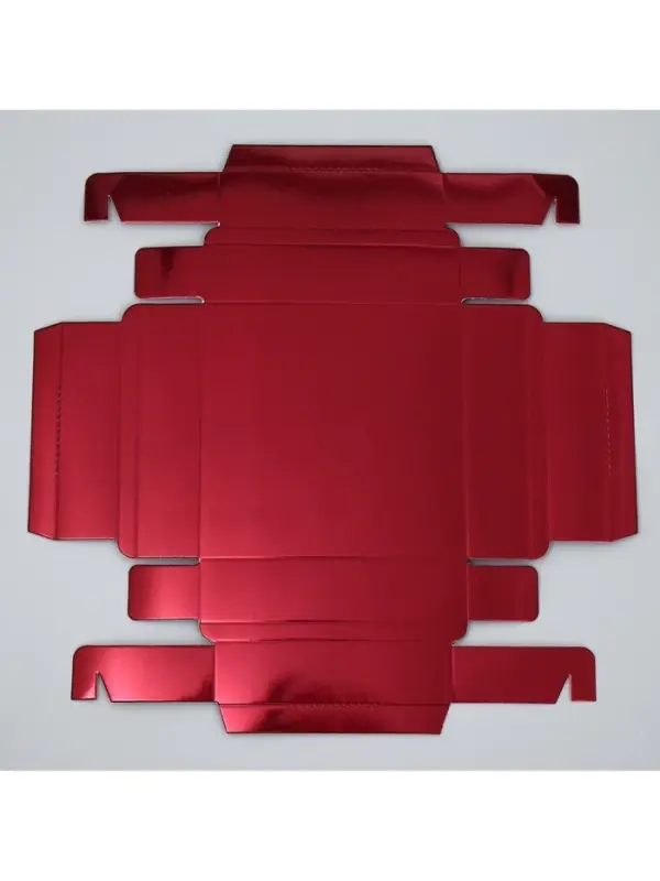 Коробка для конфет, кондитерская упаковка, 9 ячеек, &laquo;Бордовая&raquo;, 14.7&times;14.7&times;3.5 см