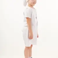 Карнавальный костюм "Заяц Ваня" (жилет, шорты, шапка) размер 110-56
