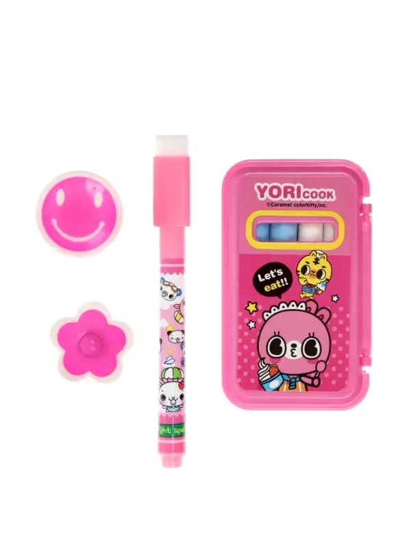 Доска магнитная двухсторонняя, под маркер и мел на подставках (мел, маркер, магниты), МИКС