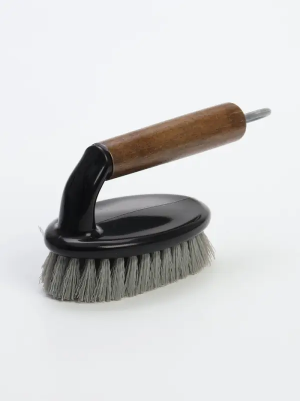 Щетка утюжок &laquo;Олаф&raquo; деревянная ручка, 15.5&times;6.8 см, чёрная