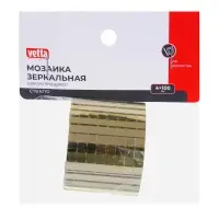 Зеркальная мозаика тм VETTA Золото, 4x100 см