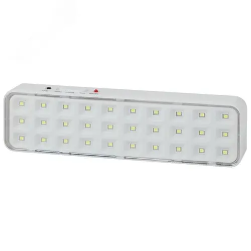 Светильник светодиодный аварийный непостоянный DBA-102-0-20 30LED 5ч IP20 выход 40/1920