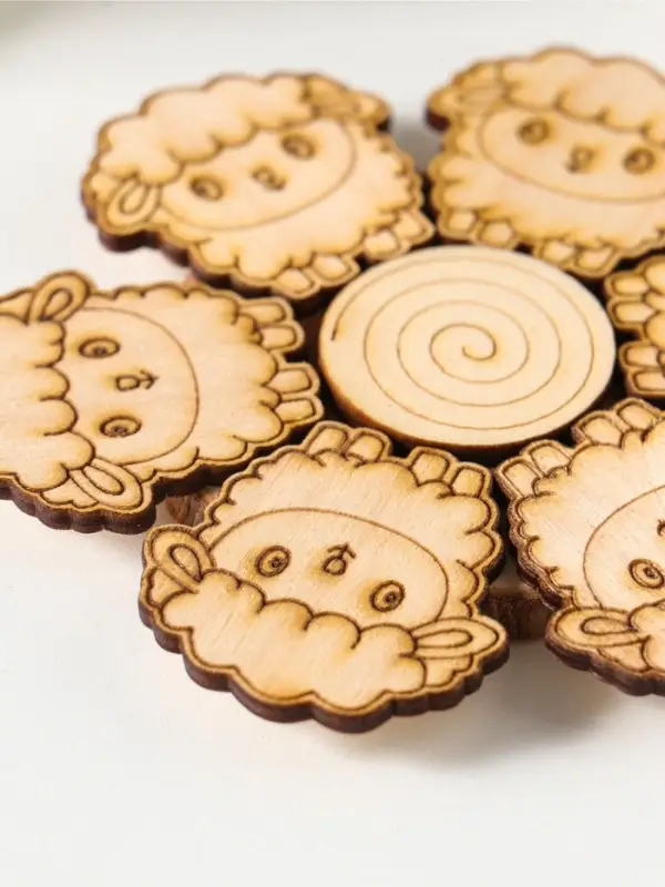 Подставка под горячее &laquo;Овечка&raquo;, 11см, можжевельник, фанера