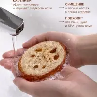 Мыло косметическое Добропаровъ с люффой &laquo;массажное&raquo; кофе, 100 г