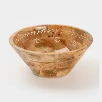 Салатник &laquo;Пряник&raquo;, 25&times;25&times;10 см, дерево манго