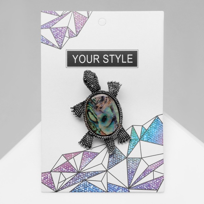 Брошь «Галиотис» черепашка Брошь «Галиотис» черепашка