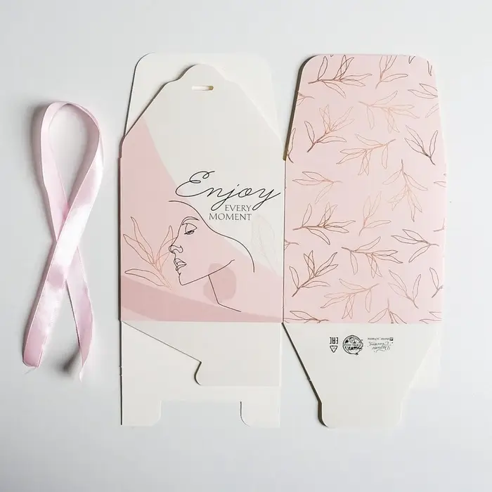 Коробка подарочная складная, упаковка, «Enjoy», 12 х 12 х 12 см Коробка подарочная складная, упаковка, «Enjoy», 12 х 12 х 12 см