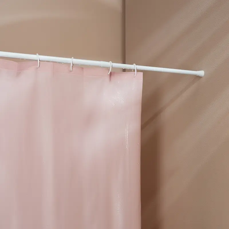 Карниз для шторы в ванную тм VETTA, 2м, телескопический, алюминий, белый