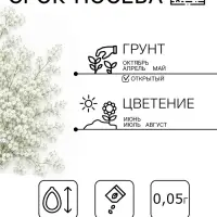 Семена цветов Гипсофила &laquo;Снежные хлопья&raquo;, 0.05 г, &laquo;Гавриш&raquo;