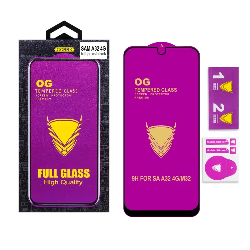 Защитное стекло Samsung A32/M32 4G OG 3D черное Защитное стекло Samsung A32/M32 4G OG 3D черное