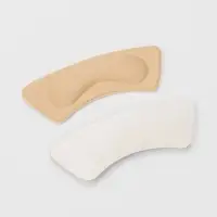 Пяткоудерживатели для обуви, на клеевой основе, 10&times;3.5 см, пара, бежевые