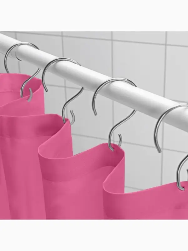 Крючок для штор, 25&times;39 мм, 10 шт., цвет серебряный