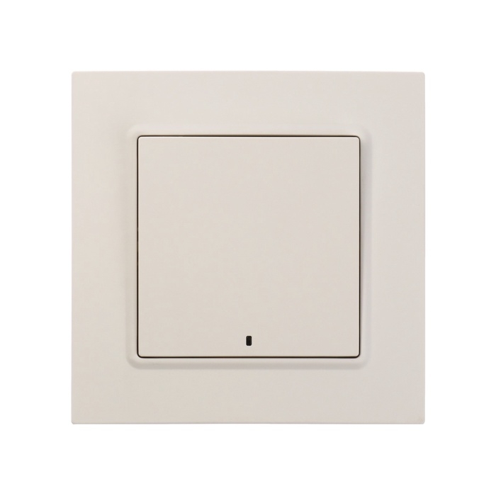 Выключатель TOT Elegant, 10 А, 1 кл., с подсветкой, скрытый, белый