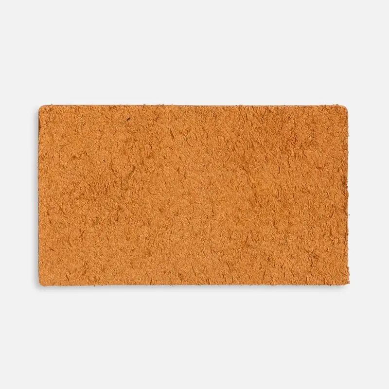 Лейбл кожаный Pasek, M, горчичный