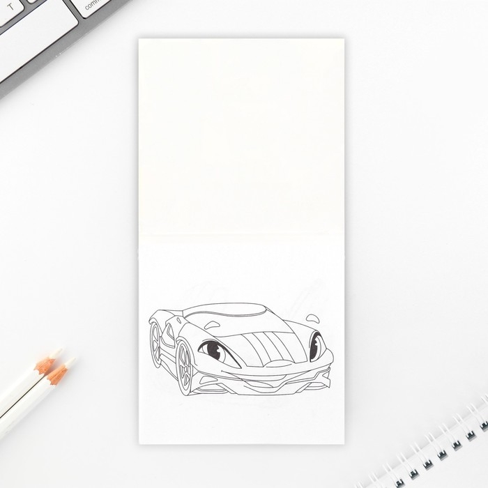 Подарочный набор: блокнот-раскраска и восковые мелки «Герой!» Подарочный набор: блокнот-раскраска и восковые мелки «Герой!»